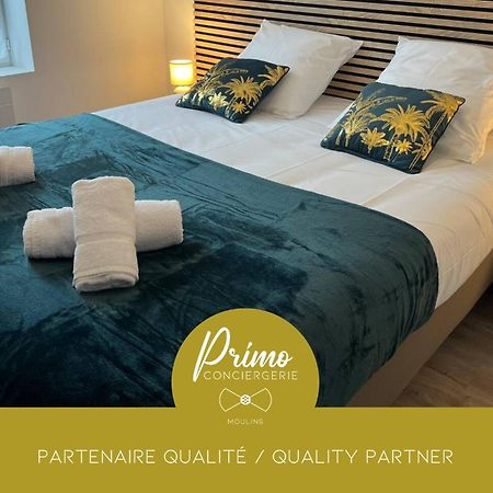 Le Cocon Moulinois, Proche Gare Avec Services By Primo C0Nciergerie Apartment มูแล็ง ภายนอก รูปภาพ